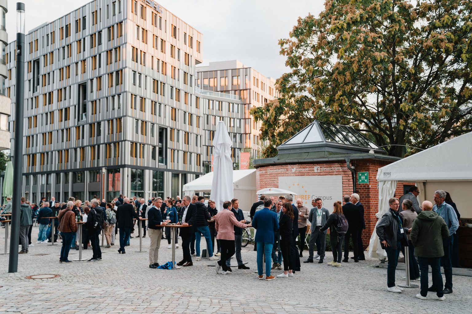 Veranstaltung auf dem EUREF-Plaza