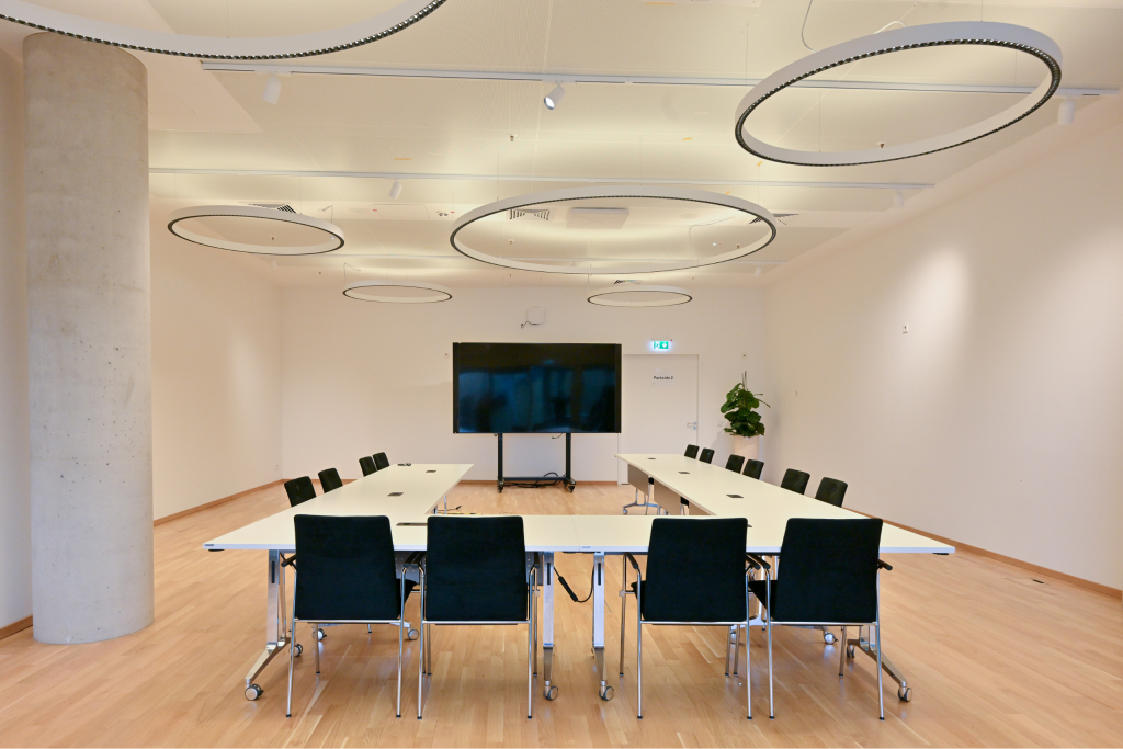 Meetingraum Eventlocation EUREF-Campus Düsseldorf mit U-Bestuhlung
